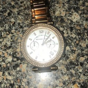 Rose Gold MK watch